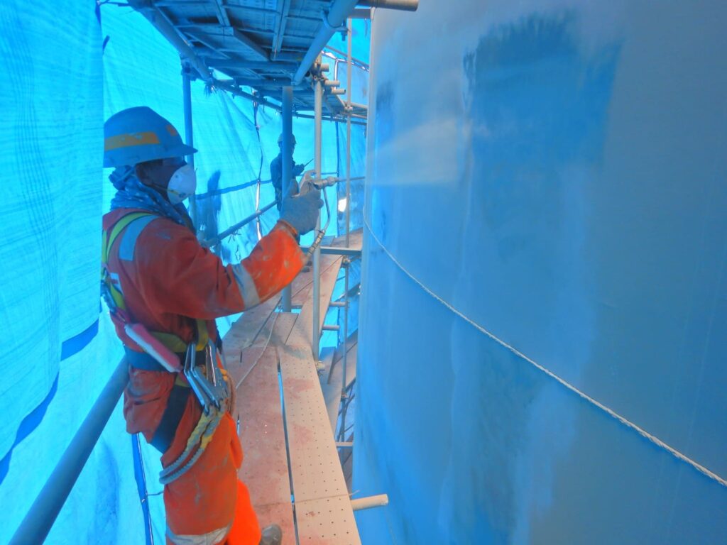 DNN PILLAR - Sand Blasting & Painting PT Pertamina Surabaya - 3