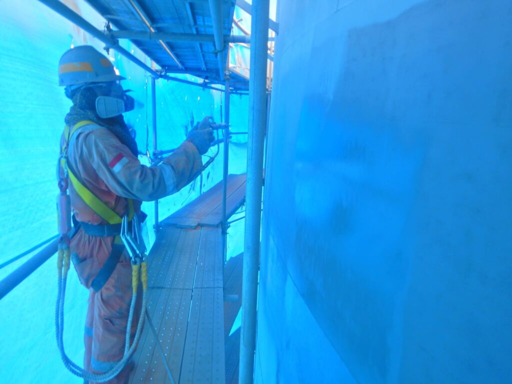 DNN PILLAR - Sand Blasting & Painting PT Pertamina Surabaya - 4