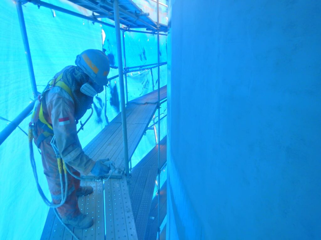 DNN PILLAR - Sand Blasting & Painting PT Pertamina Surabaya - 5