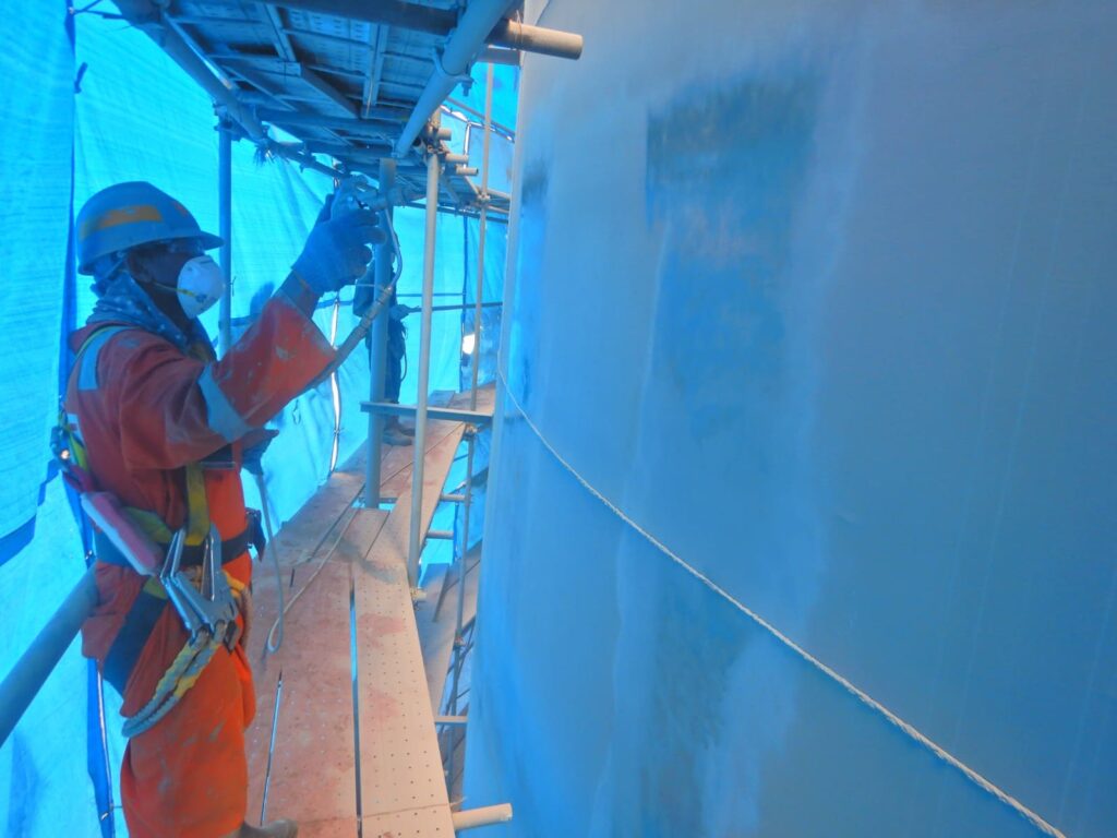 DNN PILLAR - Sand Blasting & Painting PT Pertamina Surabaya - 6